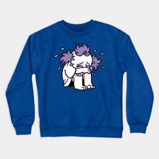 Sad Purple Weirdo Crewneck Sweatshirt